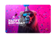 "Happy Birthday" Gift Gard